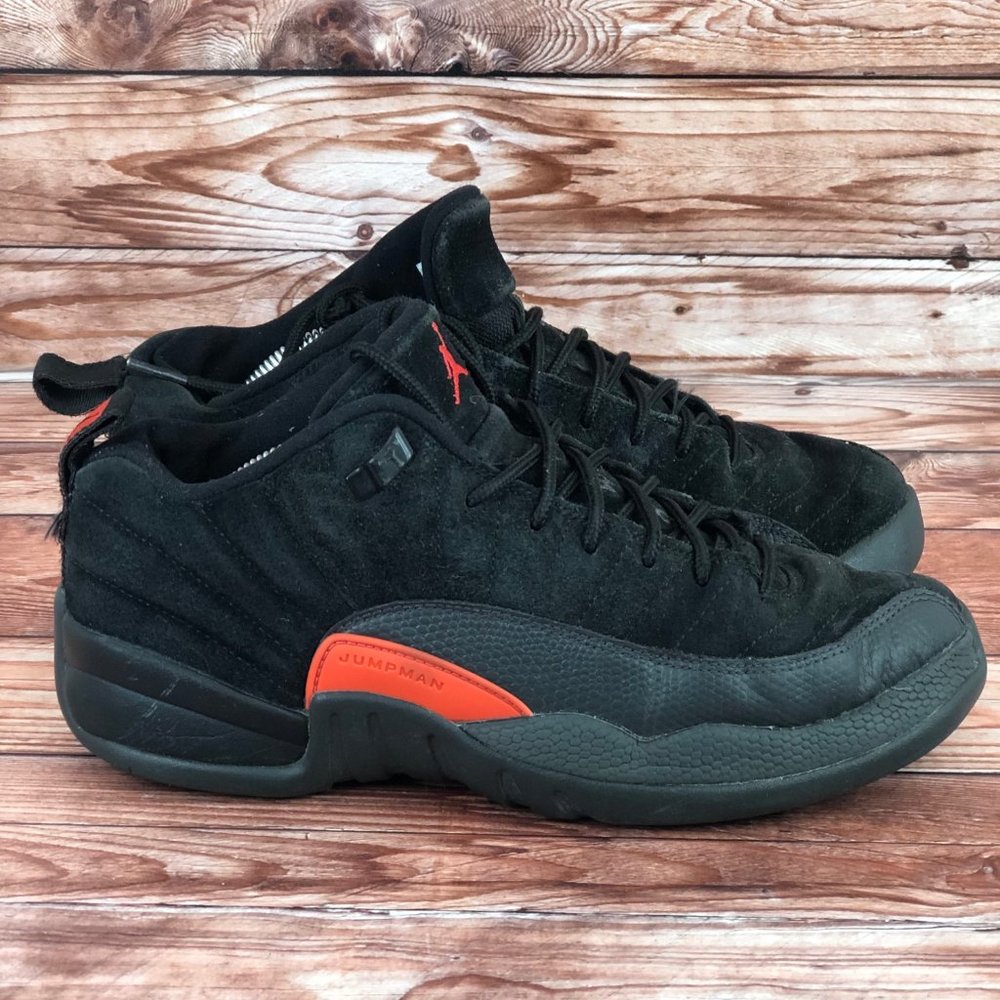 Air Jordan 12 Retro Low Black Sneakers